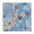thumbnail image 4 of Awypu Flowers Butterflies Blue Square Tablecloth Full Width Single-Sided Printing 100% Polyester Fiber 40*40, 4 of 8