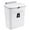 White, variant on Hanging Trash Can with Lid, 2.3 Gallon Kitchen Garbage Bin Food Waste Container Convenient Over Cabinet Door RV Counter Camping Cupboard Under Sink Compost Bathroom Wall Mounted