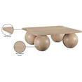 thumbnail image 6 of Meridian Furniture Fitch Natural Oak Veneer Coffee Table, 6 of 6