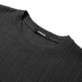 thumbnail image 5 of Thrilos Mens Long Sleeve Shirts Crewneck Casual Tops Pullover Work Shirts Stretch Textured Knit T-Shirts with Pocket, 5 of 9