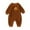 Coffee, variant on TJAZFJPA Long Sleeve Jumpsuit Boys Girls Turkey Embroidery Printing Pullover Jumpsuit Children's Clothing Cute Pajamas Set Plus Size 3-6 Months