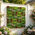 thumbnail image 4 of MMJ Artificial Hedge Fence Expandable Faux Leaf Privacy Screen Panel for Balcony Patio Outdoor Decor 23.62x15.75in, 4 of 6