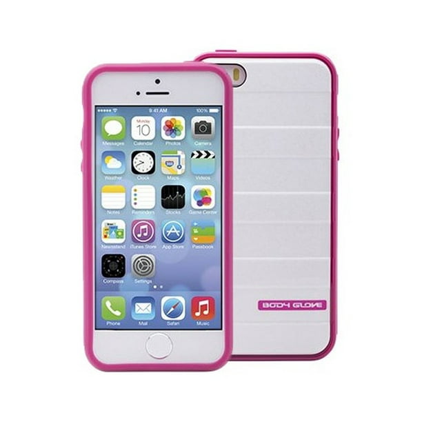 Body Glove Rise Case for Apple iPhone 5/5S (Rasberry / White Shimmer