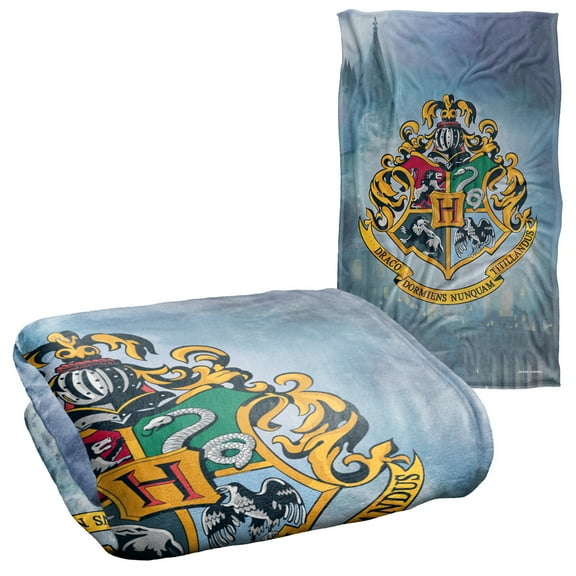 Harry Potter Hogwarts Crest Silky Touch Super Soft Throw Blanket 36" x 58"