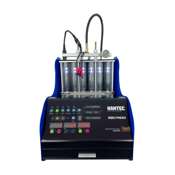 Laboratorio Hantec 6 Inyectores con Tina de Ultrasonido GDI y Piezoeléctrico