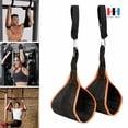 thumbnail image 3 of Advancent Paquete de 2 ganchos de correa de suspensión para hombres y mujeres, barra de tracción, cinturón colgante Abdominal, accesorios de Gimnasios en casa Naranja, 3 of 6
