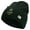 DK Green, variant on Star US Army Veteran Military Embroidered 8 Inch Knitted Short Beanie - Black OSFM