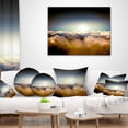 thumbnail image 3 of Designart Gloomy Sky above Clouds - Contemporary Landscape Printed Throw Pillow - 18x18, 3 of 4