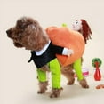 thumbnail image 4 of Halloween Dog Costumes Pumpkin,Funny Pet Dog Cat Clothes - Carrying Pumpkin Costume Fancy Puppy Apparel Jacket,Halloween Costumes Pets Clothing for Dogs and Cats,XL, 4 of 7