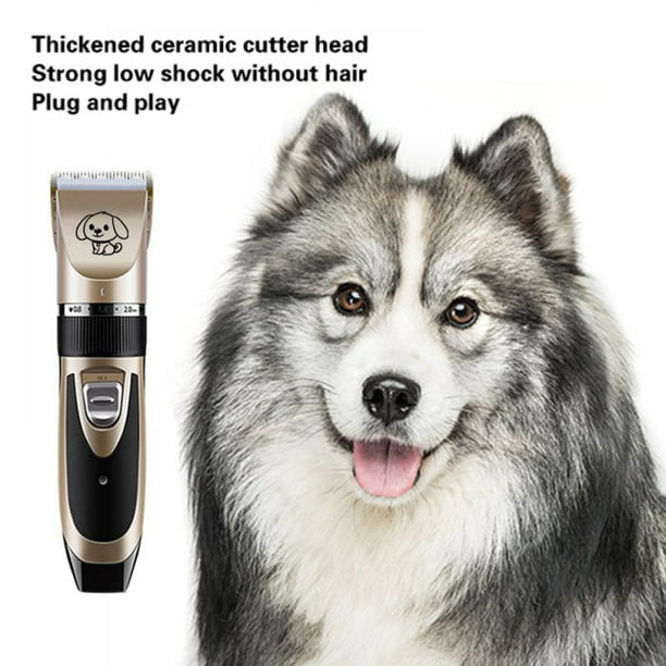 Pet Hair Trimmer Set Professional Grooming Fur Clippers Rechargeable Low  Noise Pet Hairdresser Cat Hair Cutter Shaver 