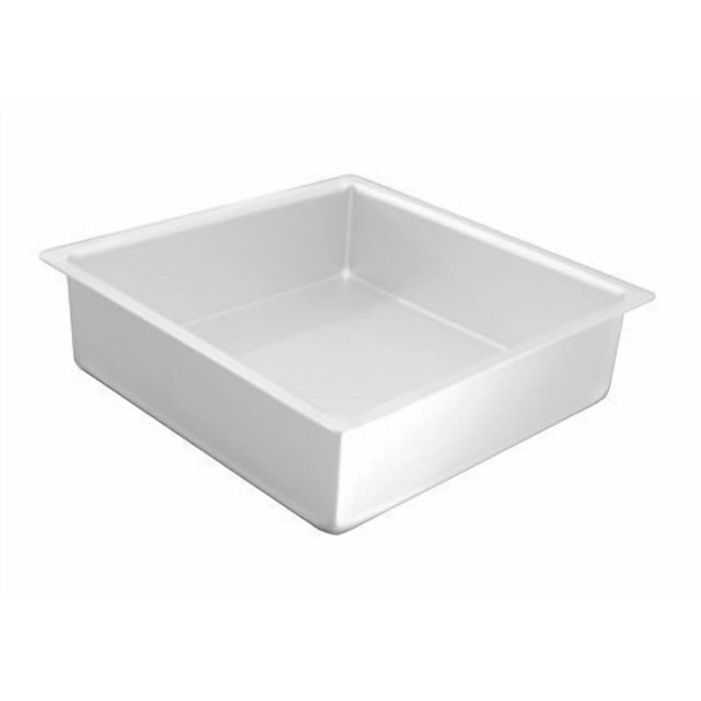NY Cake Anodized Aluminum Square Cake Pans (10 Inch x 10 Inch x 2 Inch)