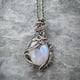 thumbnail image 5 of Collar personalizado para mujer con piedra lunar, collar con colgante conmemorativo, joya, regalo, 5 of 5