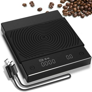 WEIGHTMAN Espresso Scale with Timer 1000g x 0.1g Small & Thin Travel Coffee  Scale, Mini Digital Scale Grams and Ounces with Large Backlit LCD
