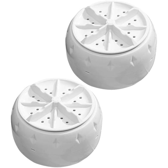Portable Mini Washing Machine USB Turbo Washer for Travel RV Laundry Socks Underwear, 2 Pcs