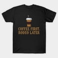 thumbnail image 1 of Coffee First Rodeo Later Funny Western Cowboy Caffeine Lover T-Shirt NG5363 ,up to size 5XL, 1 of 4