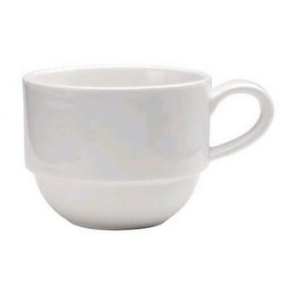Oneida L5800000525 3.5 oz Verge Porcelain Espresso Verge Cups, White