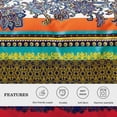 thumbnail image 4 of Shatex Twin Comforter All Season Boho Floral Soft Quilted Printed Bedding Comforters, 4 of 5