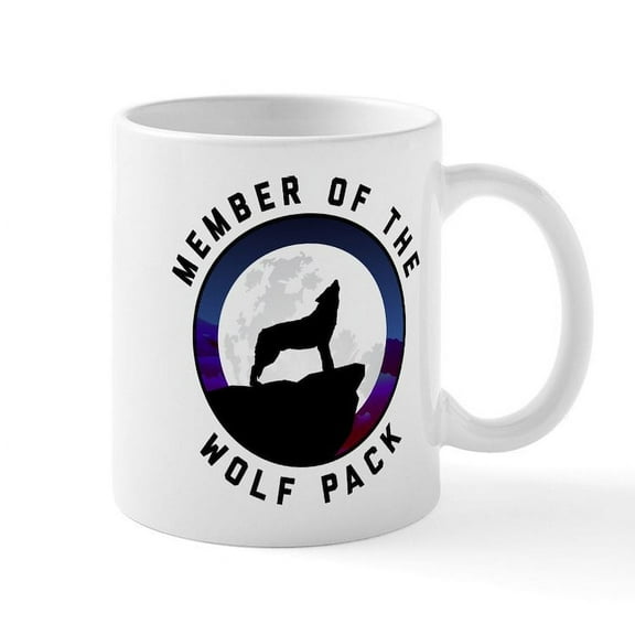 CafePress - Member Of The Wolf Pack - 11 oz Ceramic Mug - Novelty Coffee Tea Cup