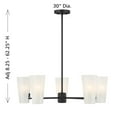 thumbnail image 7 of Chandelier in Matte Black, 7 of 7