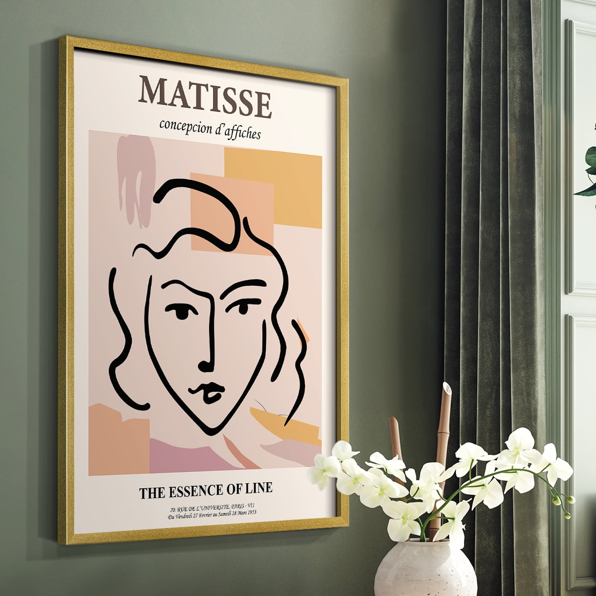Matisse LXII Framed Print - Solid Wood