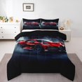 thumbnail image 2 of Erosebridal Cool Racing Car Comforter Sets Queen Size, Extreme Sports Comforters & Duvets, Sports Car Decor, Reversible, 2 of 7