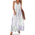 thumbnail image 1 of Vestido sin mangas de color lavanda morado, vestidos elegantes de mujer para boda, ropa de mujer, 1 of 7