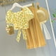 thumbnail image 2 of Setelan Baju Anak Perempuan Baru Musim Panas Atasan Dasi Kupu-kupu Print Nanas Lucu + Celana Lebar Kaki Setelan Baju Bayi Balita Pakaian Anak Perempuan Modis zhangmengya LED, 2 of 2