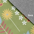 thumbnail image 2 of 18" x 30" Simply Daisy Daisy May's Garden Scandinavian Chenille Area Rug, Apple Green, 2 of 4