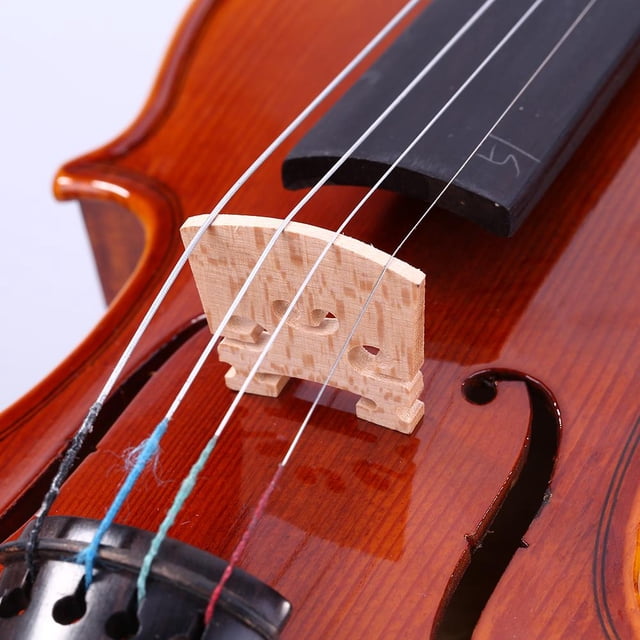 Puente de violín de madera Código de violín de arce Accesorios para instrumentos musicales (1/8) Likrtyny Accesorios para instrumentos musicales