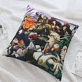 thumbnail image 4 of My Hero Academia Throw Pillow Covers, Anime Pillow Cases, Cushion Covers 18 X 18 Inch Square Pillow Protectors For Sofa Couch Bedroom Car Chair Home Decor, 4 of 9