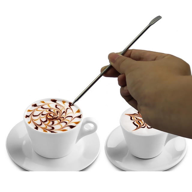 Set de Plumas perfecl de Acero inoxidable Latte Art Herramientas de Barista