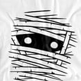 thumbnail image 2 of Popfunk Halloween Mummy Costume Women's Crop Top T-Shirt, White, Large, 2 of 3