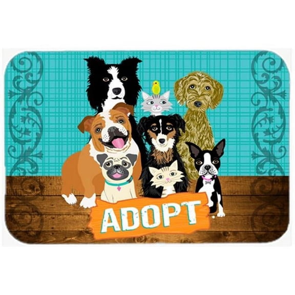 Carolines Treasures Adopt Pets Adoption Mouse Pad - Hot Pad or Trivet