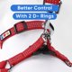 thumbnail image 4 of Arnés para perros Step-in Pawtitas, reflectante, ajustable en forma de S, rojo, 4 of 8