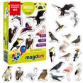 thumbnail image 1 of Imanes para refrigerador para niños magdum, 25 imanes realistas de aves, 1 of 9