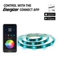 thumbnail image 3 of Energizer Smart WiFi LED Strip Lights, Dimmable Multi-Color & Bright White, 6.5 ft, 3 of 10
