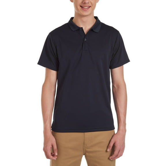 Nautica Big Boys Short Sleeve Performance Polo Perform Navy S