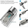thumbnail image 6 of Universal Socket + Snowflake Multitool Gifts for Men Dad - 2 Pack, Socket Set with Power Drill Adapter Cool Stuff, Super Universal Socket Grip Gadgets for Men, Tool for Men Women Husband (Sliver), 6 of 9