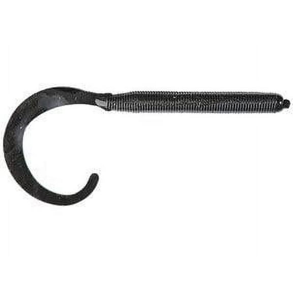 Zoom 010038-SP Curly Tail Finesse Worm 4" 20Pk Black
