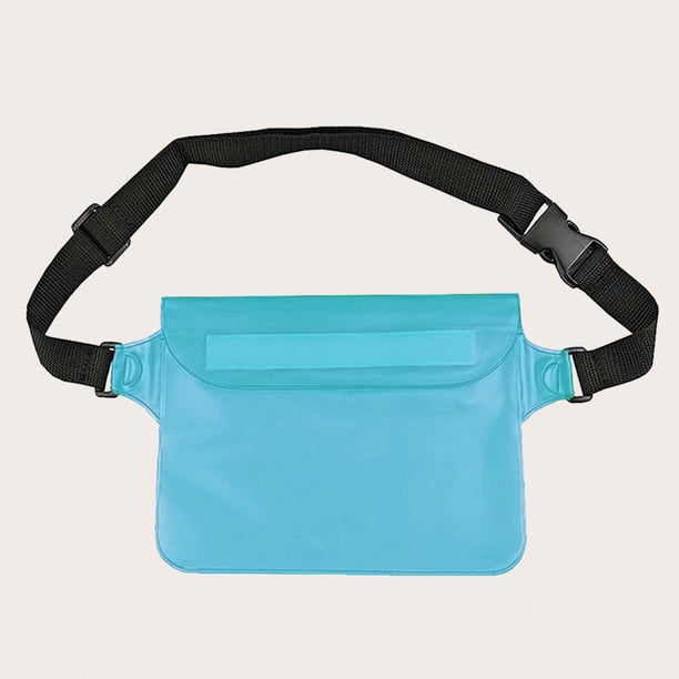 Riñonera De Natación Bolsa de natación impermeable Esquí Drift Buceo Hombro Riñonera Bolsa (Azul)