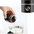 thumbnail image 4 of ABPETE Coffee Canister Travel Jar, Mini Airtight Stainless Steel and Glass Food Storage Container Great for Coffee Bean and Coffee Grounds- White, 1.4 OZ, 4 of 10
