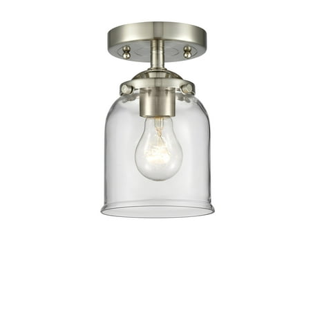 

Innovations Lighting 284 Small Bell Small Bell 5 Wide Semi-Flush Ceiling Fixture - Nickel