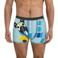 thumbnail image 2 of Goofa French Bulldog Dog in a Bathtub Printed Men's Boxer Briefs Underwear, Moisture-Wicking Underwear, Trunk,Soft and Breathable Cotton Underwear-Small, 2 of 9