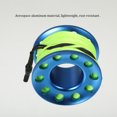 thumbnail image 4 of Carrete Profesional Toystoory 15m Cuerda Ligera Cueva Diving Spool con Snap Hook Deportes acuáticos Azul, 4 of 6