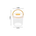 thumbnail image 1 of Stackable Round Food Storage Containers - Airtight Bento Boxes for Snacks, Fruits & Picnic Meal Prep, 1 of 7