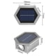 thumbnail image 4 of Lámpara De Pared Proyector de pared de plástico para iluminación exterior LED solar para jardín (B), 4 of 8