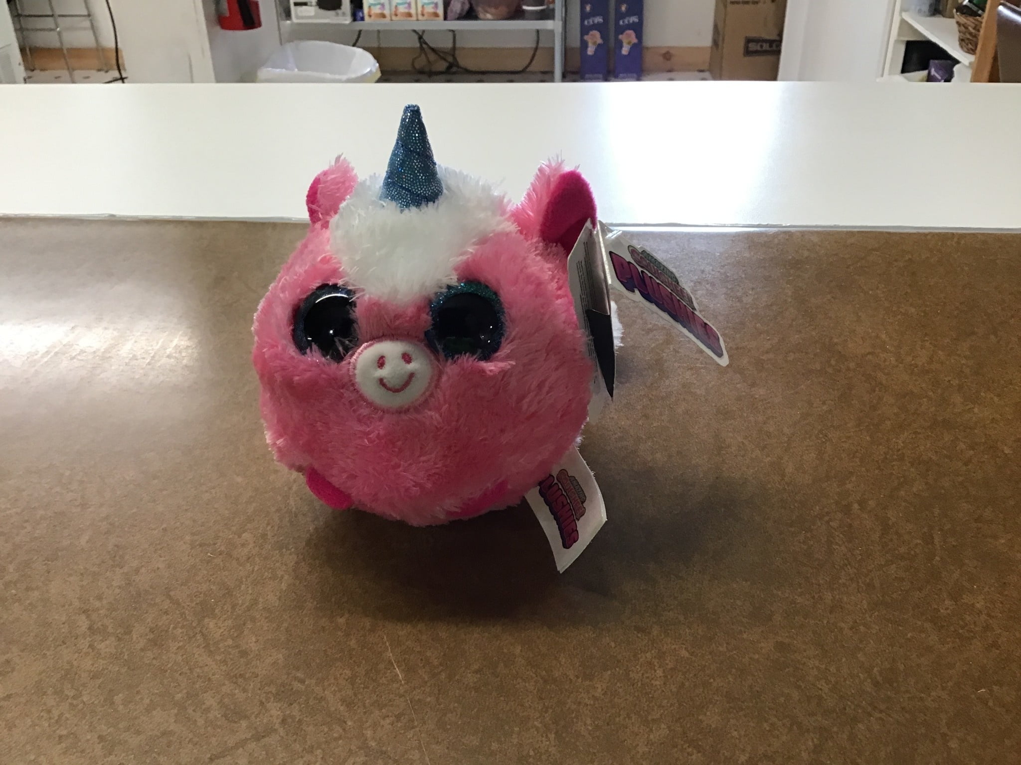 4" Believe Pink Unicorn Plush Amazing Squishee Plushies Grin Studios Born 1/1 