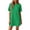 Green, variant on Women's 2026 Summer Casual Short Dresses with Liner Hollow Out Boho Floral Crochet Beach Dress Coverups