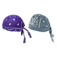 thumbnail image 1 of Gorro pirata para ciclismo, bandana, algodón transpirable y absorbente. Púrpura gris oscuro, 1 of 5
