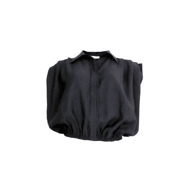 Blusa de escote en V J&B Talla M Color Negro